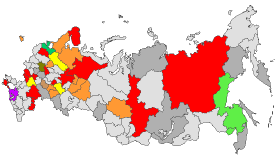 Рис. 4. Результаты лабораторной диагностики гриппа в базовых лабораториях двух НЦГ ВОЗ в РФ
