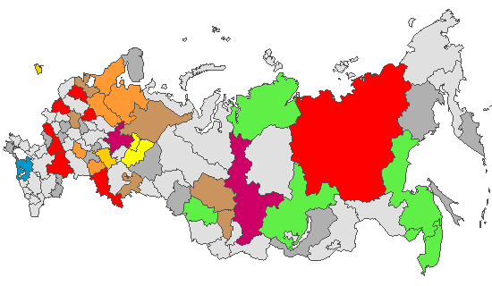 Рис. 4. Результаты лабораторной диагностики гриппа в базовых лабораториях двух НЦГ ВОЗ в РФ